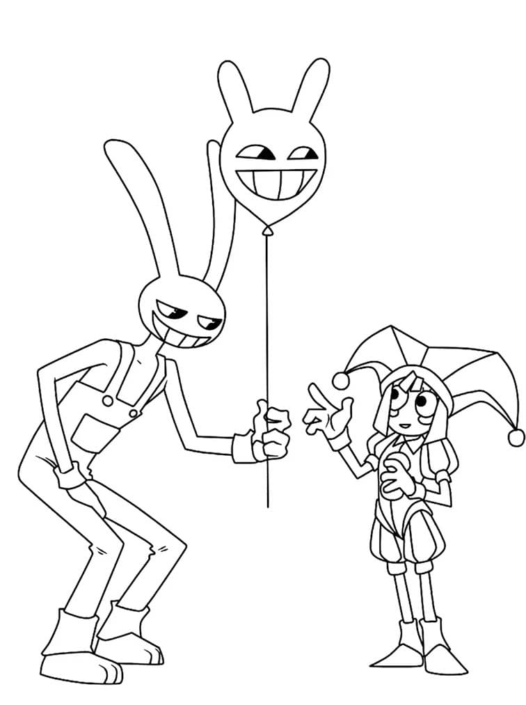 صورة السيرك الرقمي المذهل مجانية تلوين