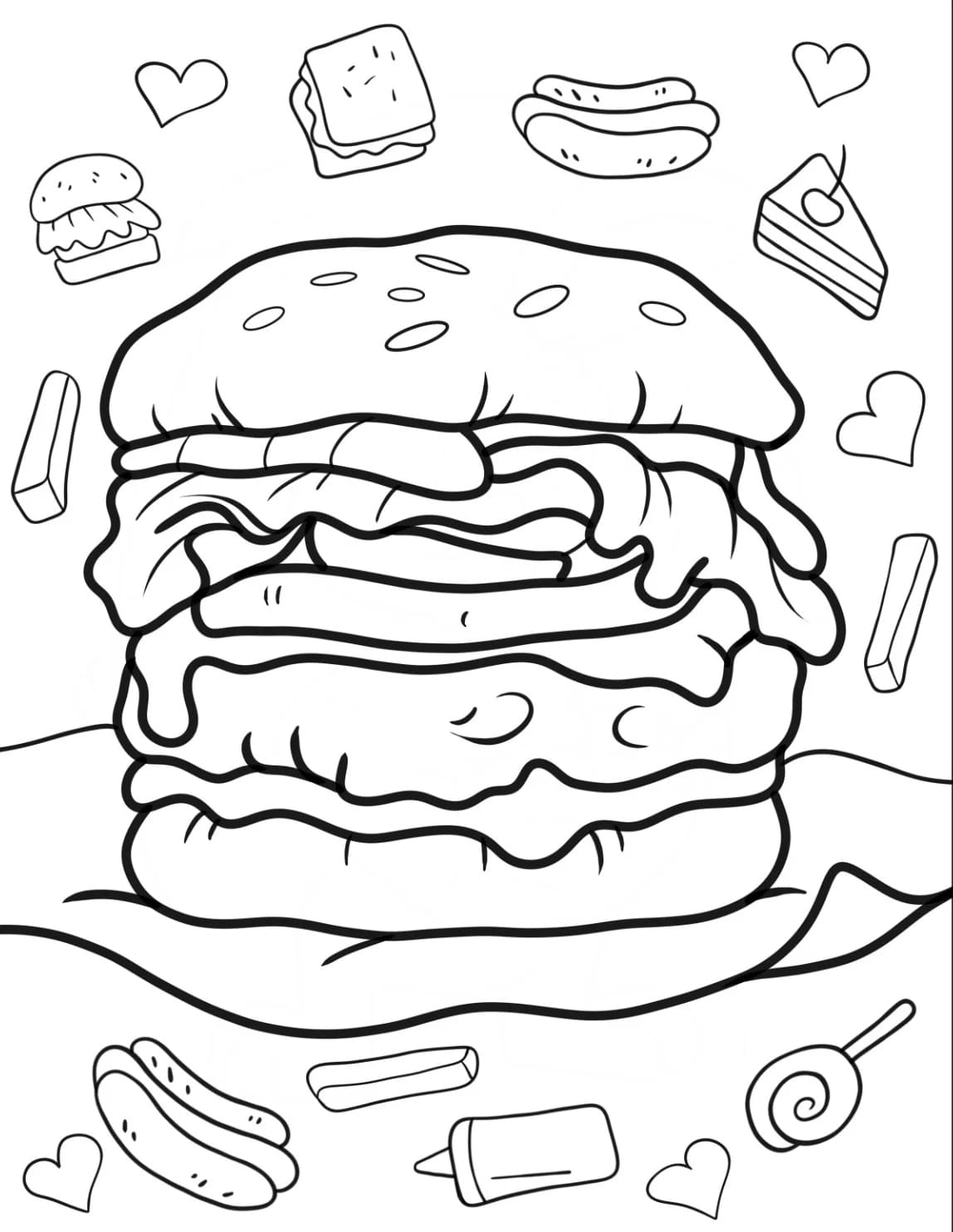 طبق لحم بقري كبير تلوين