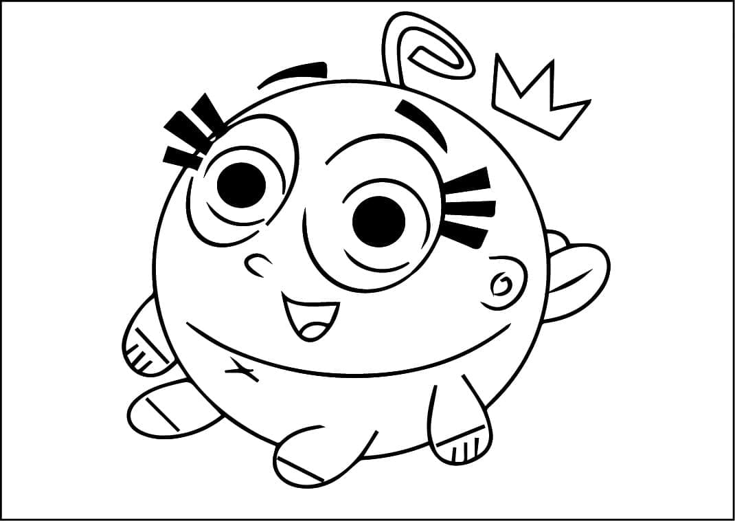 بوف الوالدان السحريان تلوين