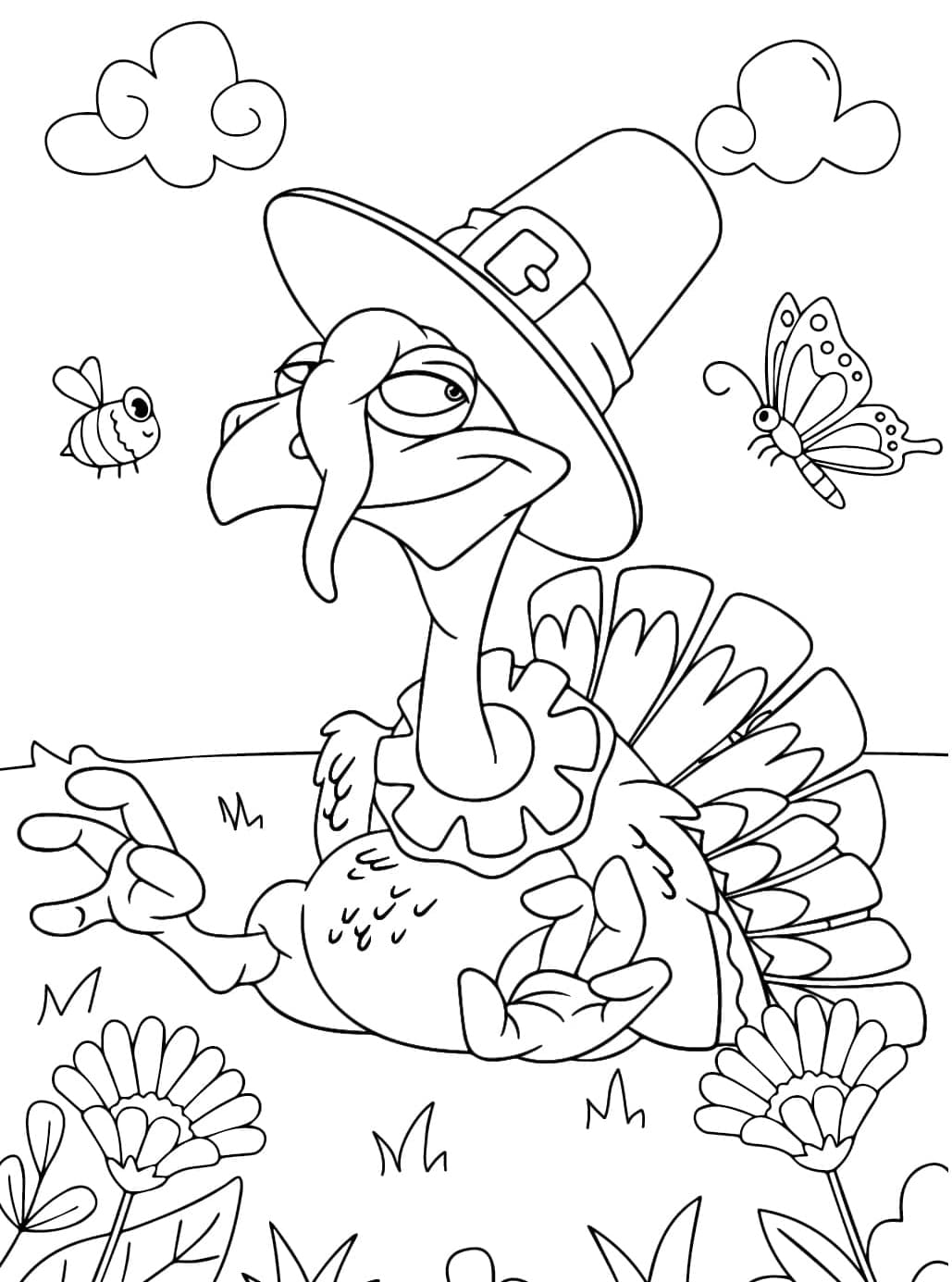 ديك رومي جيد تلوين