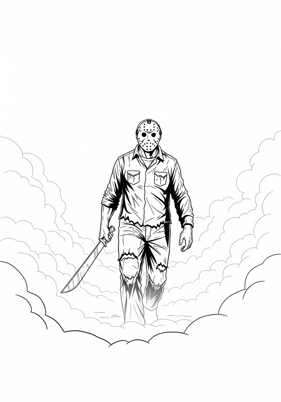 جيسون فورهيس في الضباب تلوين