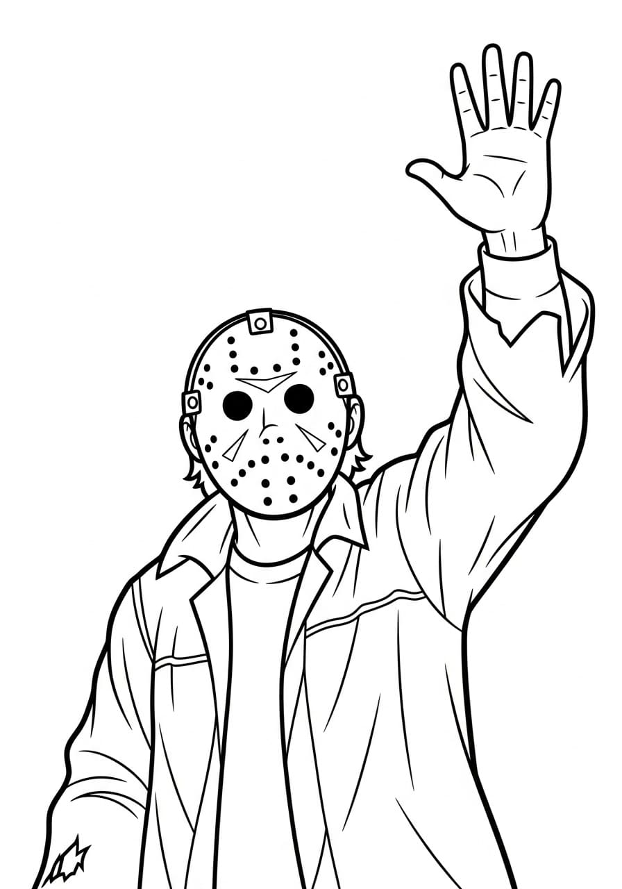 جيسون فورهيس يرفع يده تلوين