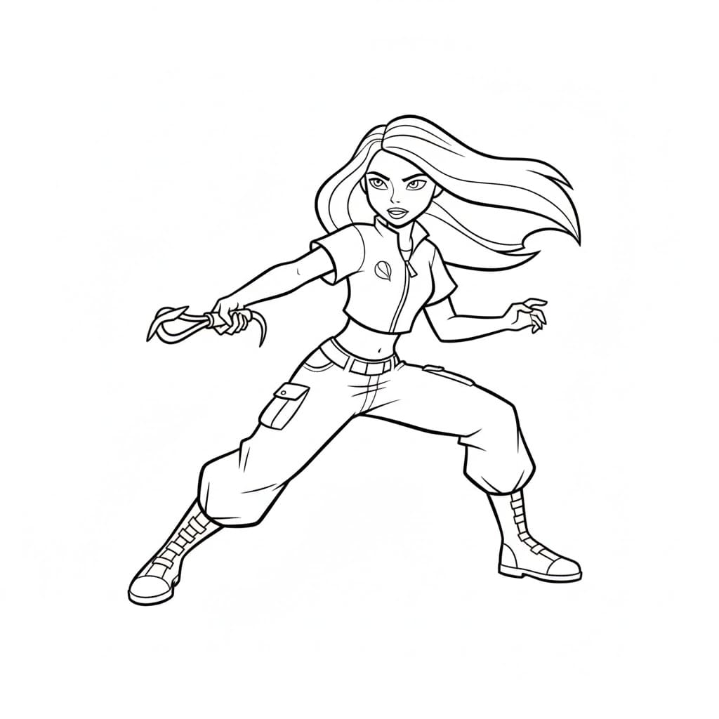 كيم بوسيبل عظيم تلوين