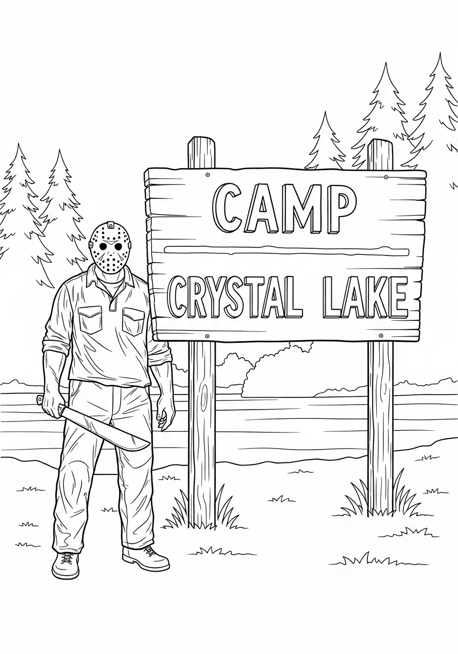 معسكر جيسون فورهيس كريستال ليك تلوين