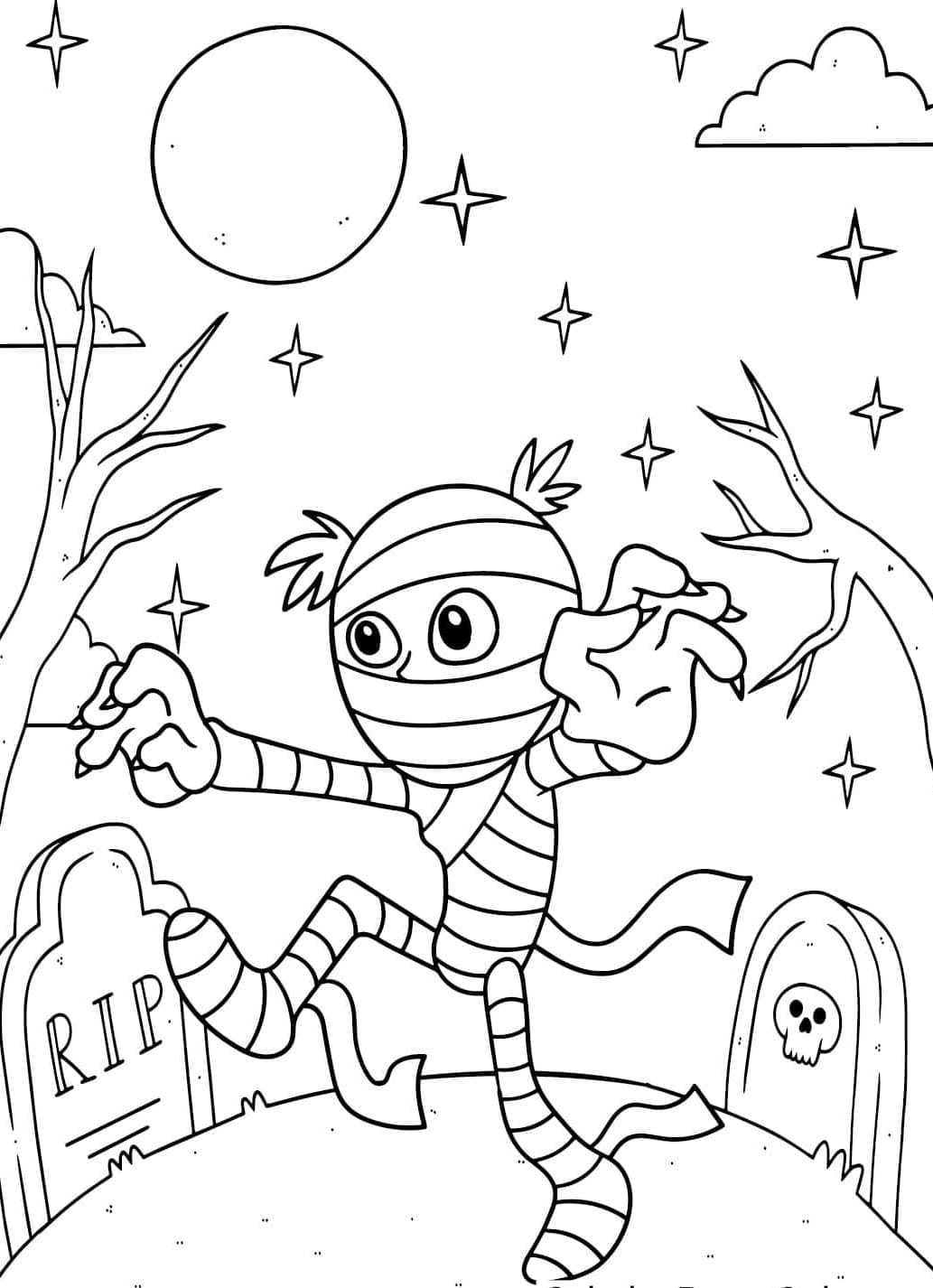 مومياء الشبح تلوين