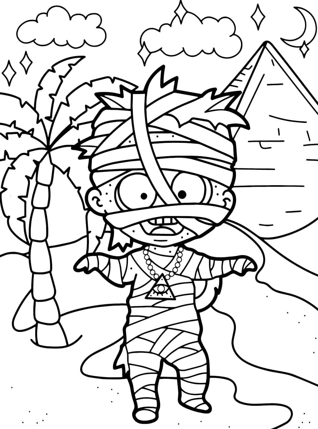 مومياء فرانكشتاين تلوين