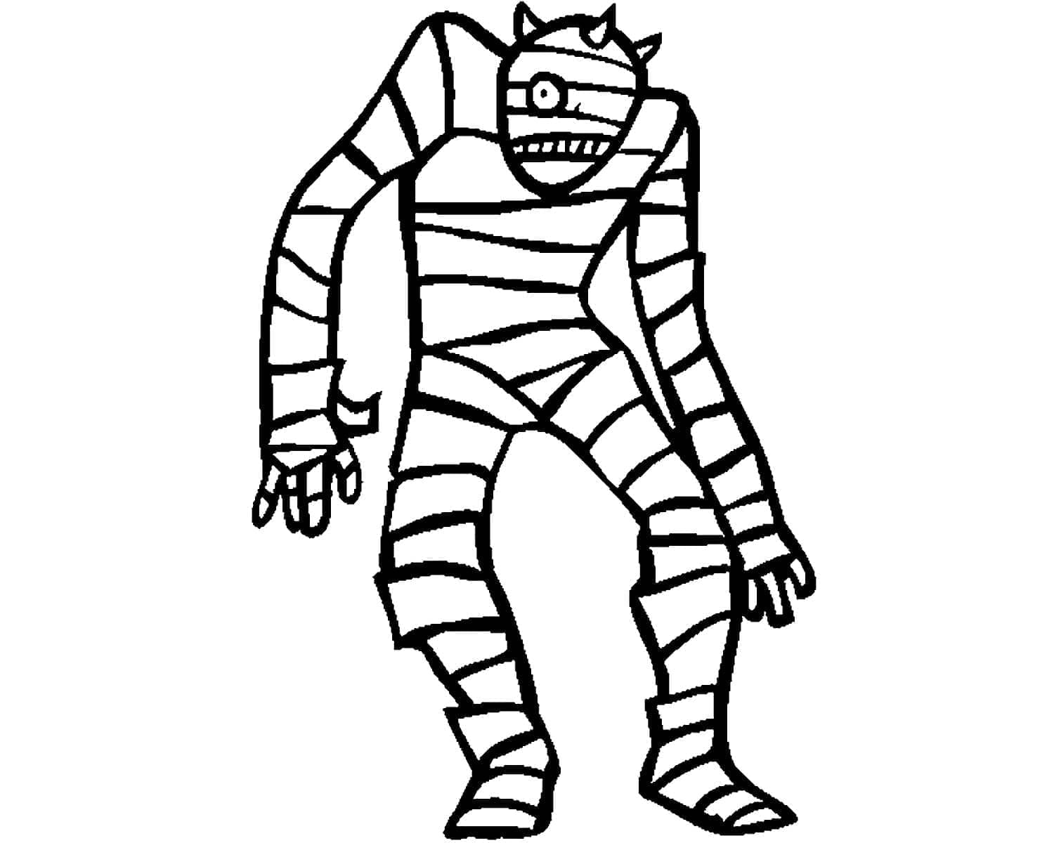 مومياء مجانية تلوين