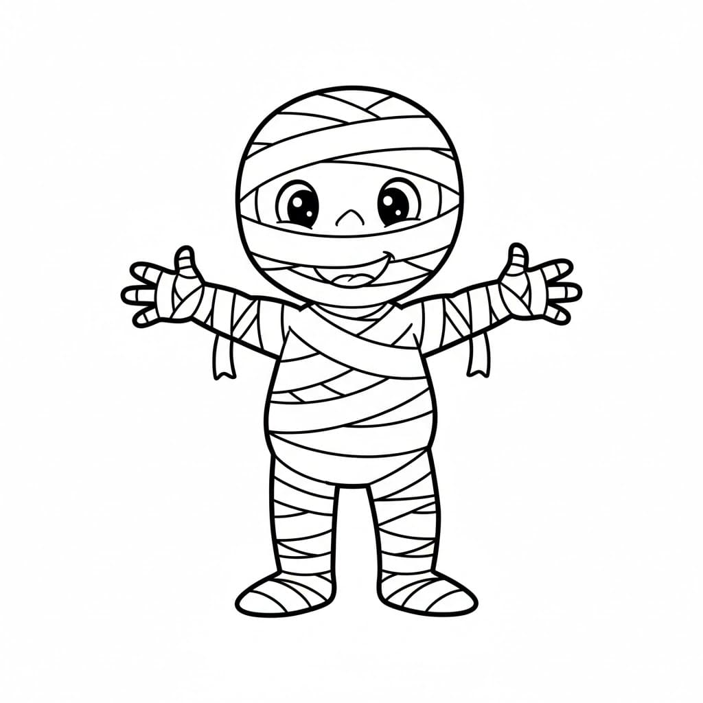 مومياء تلوين