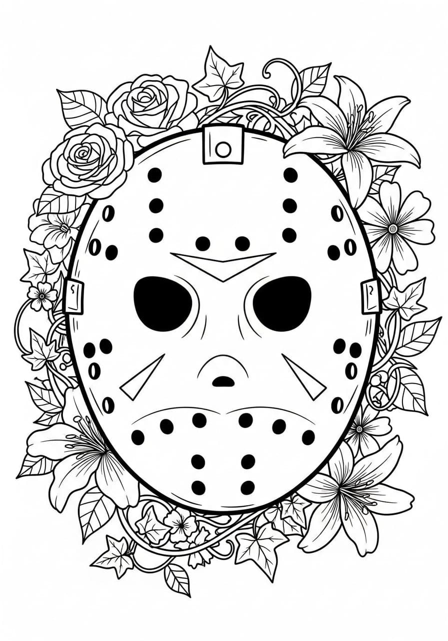 قناع جيسون فورهيس تلوين