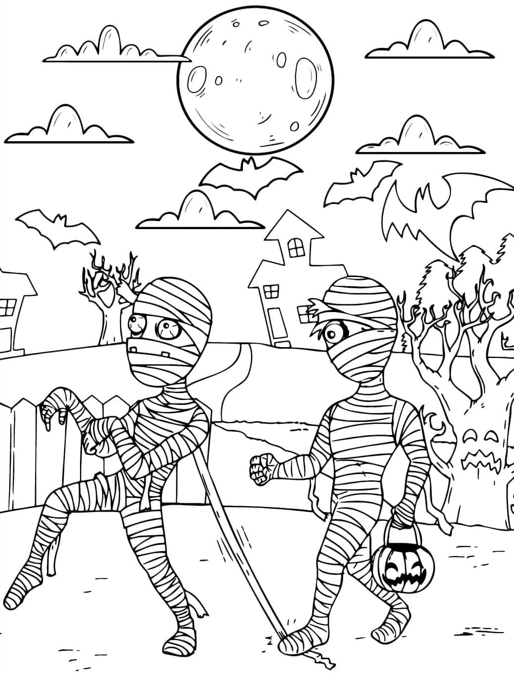 زي المومياء تلوين