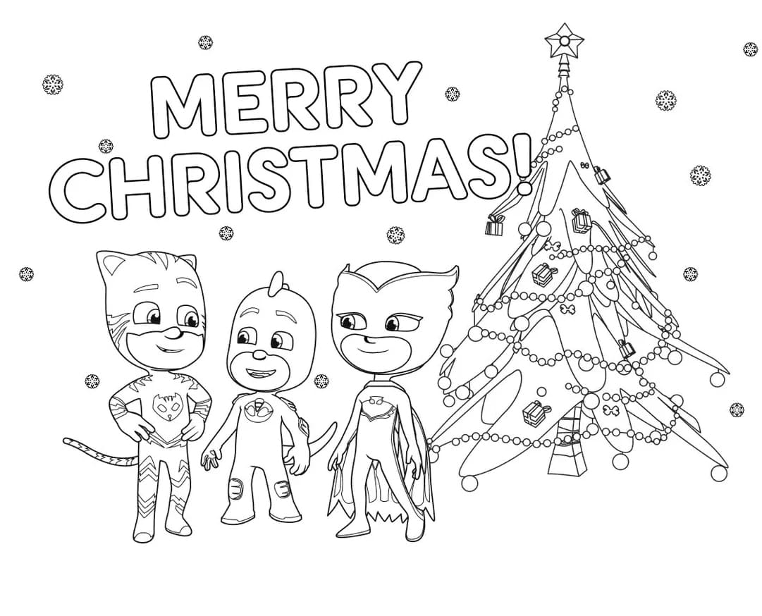 بي جي ماسكس، عيد ميلاد سعيد تلوين