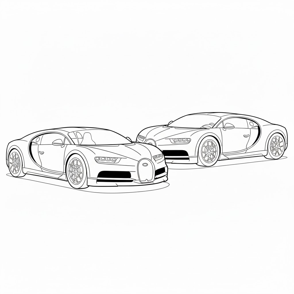 بوغاتي للبالغين تلوين