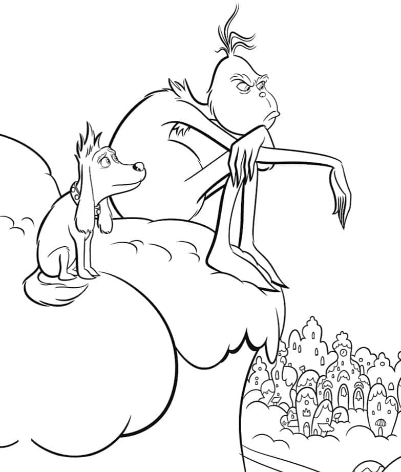 غرينش التعيس تلوين