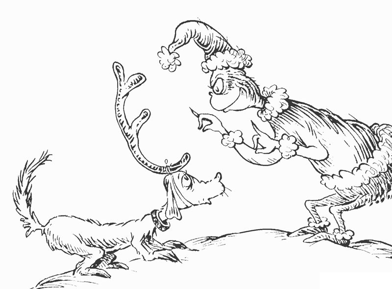 غرينش يعلّم ماكس تلوين