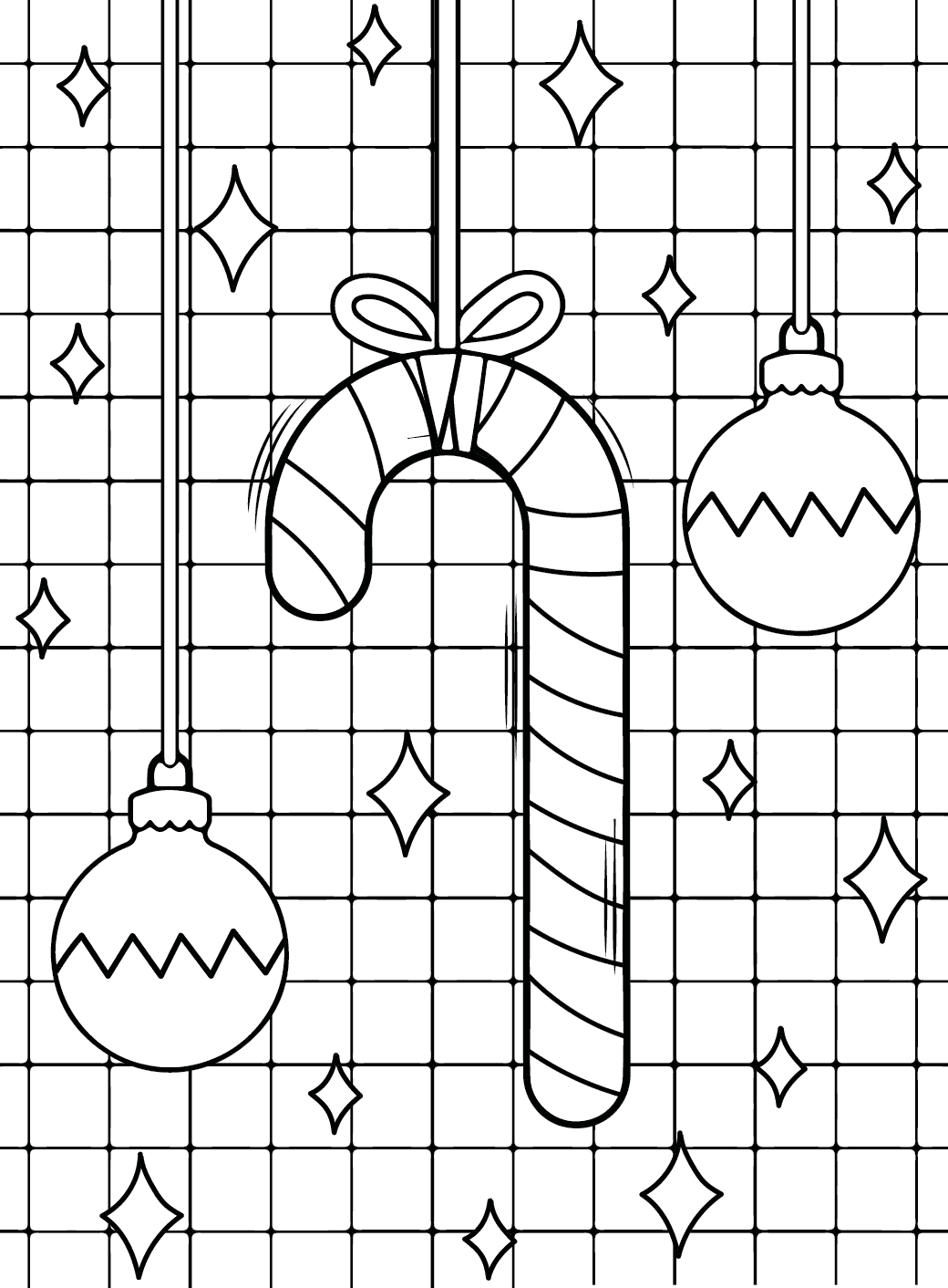 حلوى عيد الميلاد اللذيذة تلوين