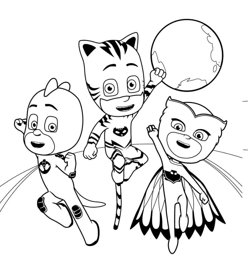 جريج، كونور وأمايا تلوين