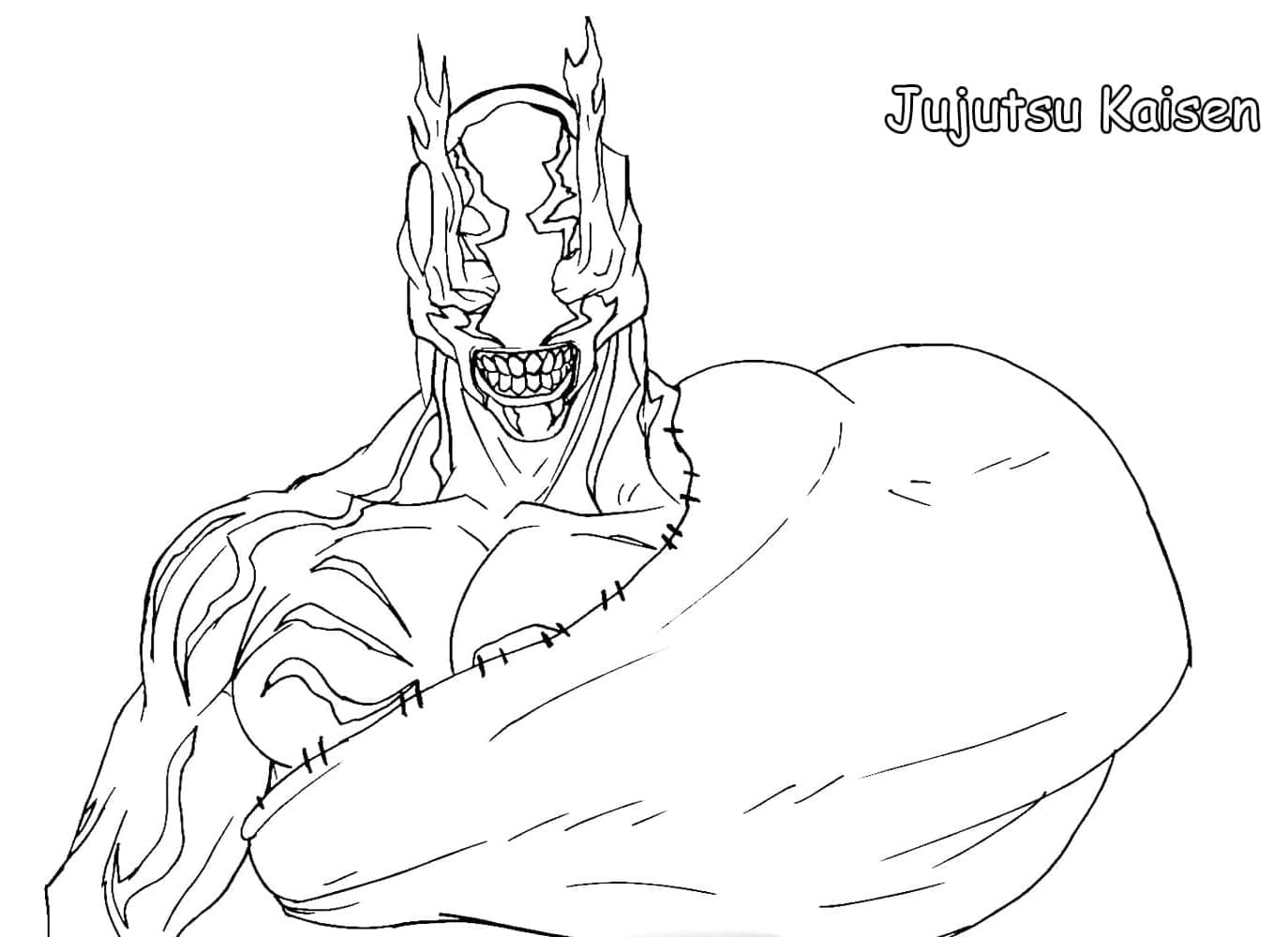 جوجوتسو كايسن هانامي تلوين