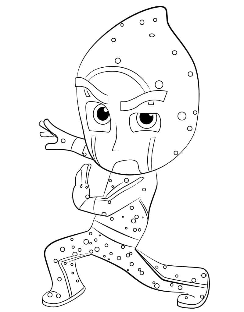 نينجا الليل من بي جي ماسكس تلوين