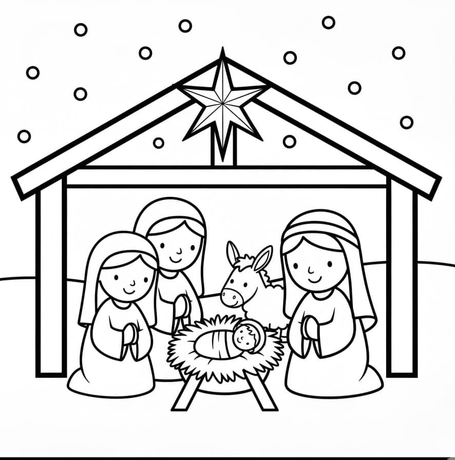 مشهد المهد تلوين