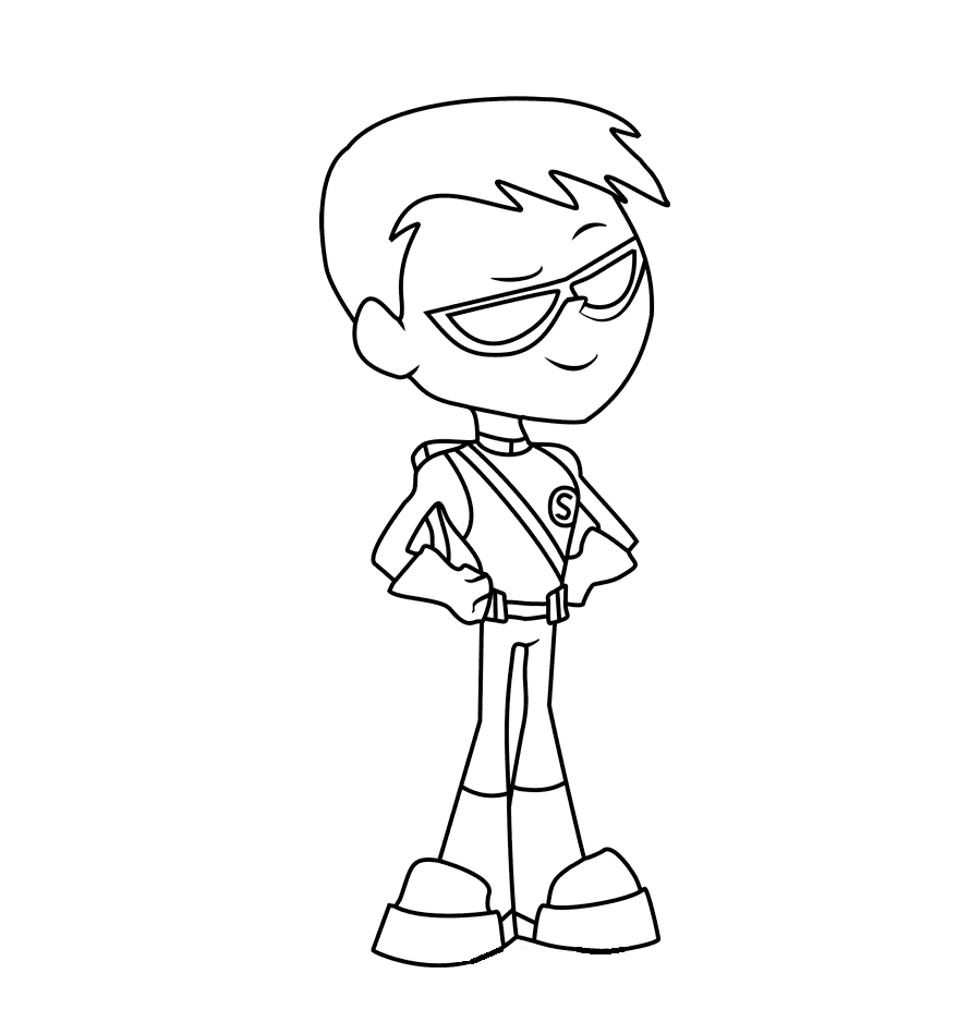 سبيدي من تين تايتنز جو تلوين