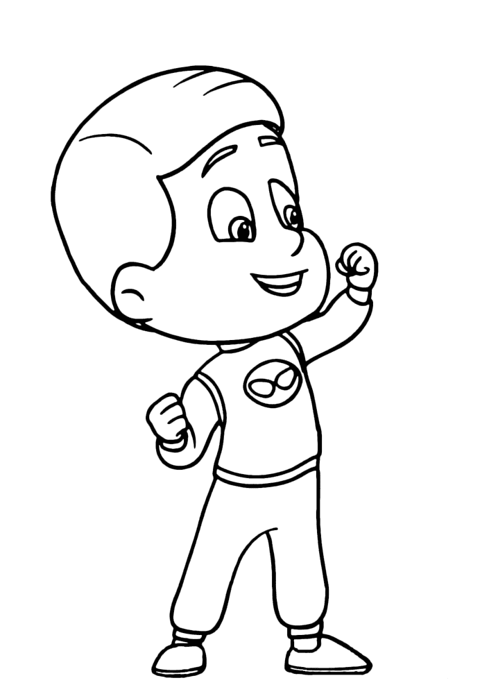 شخصية كونور من بي جيه ماسكس تلوين