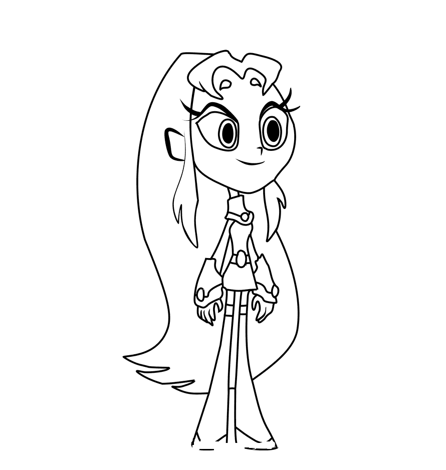 ستارفاير من تين تايتنز جو تلوين