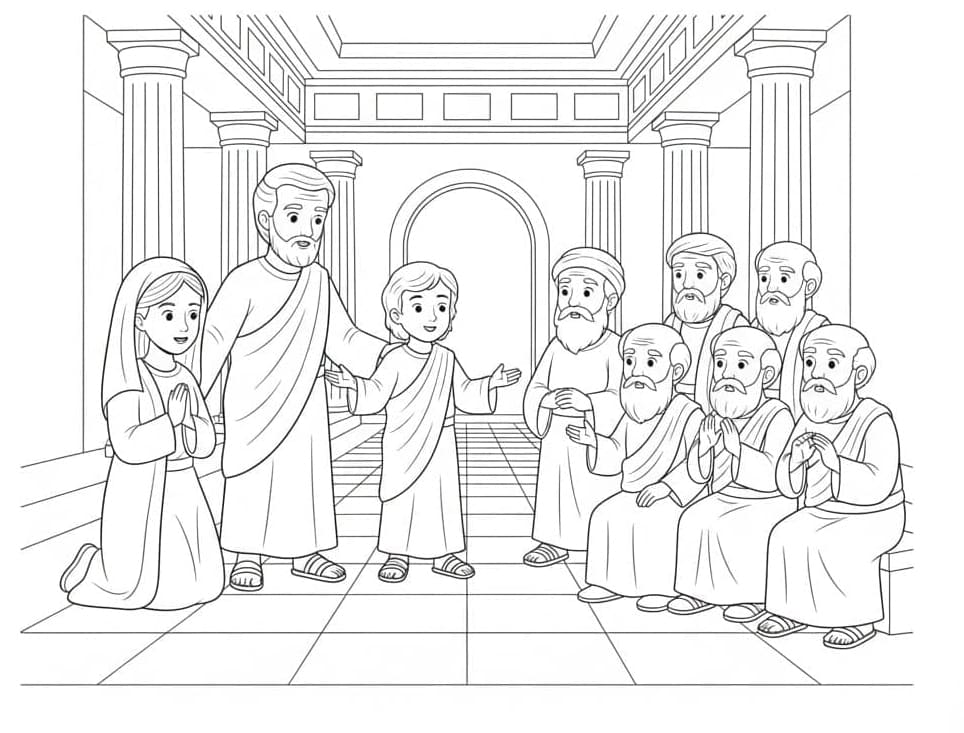 صورة الطفل يسوع للبالغين تلوين