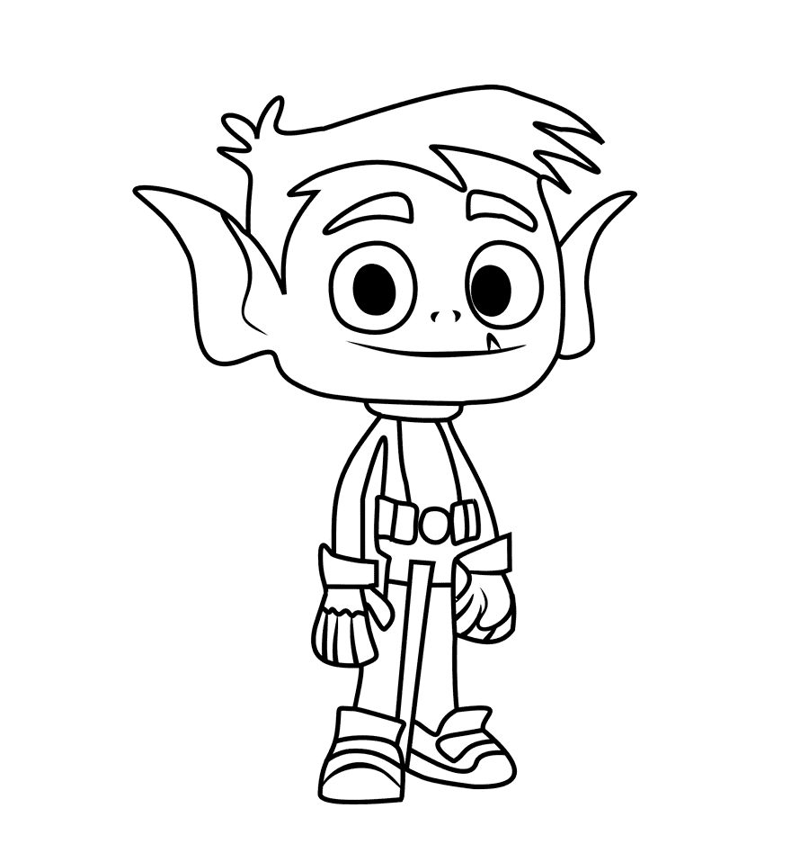 تين تايتنز - بيست بوي تلوين