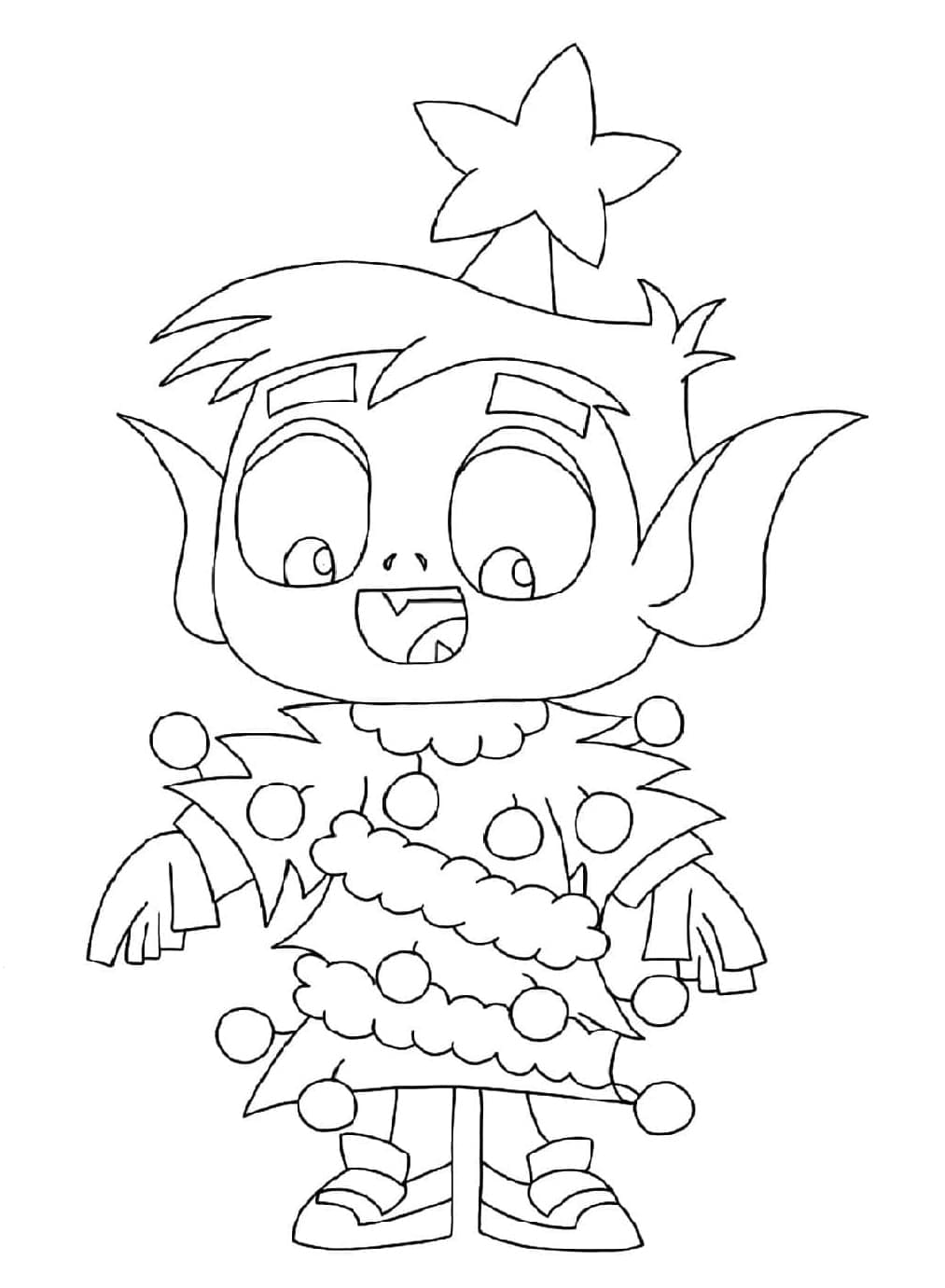 تين تايتنز يذهبون إلى بيست بوي، عيد ميلاد سعيد تلوين