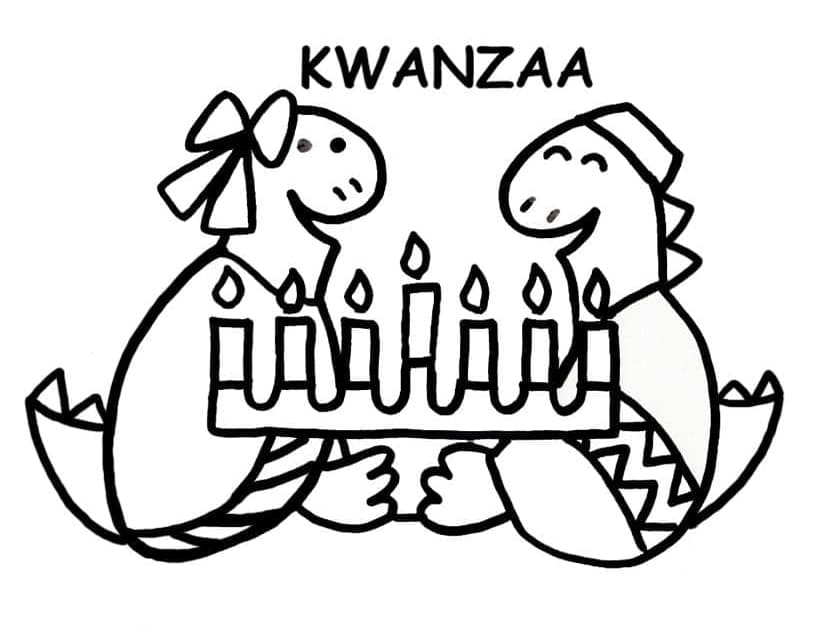 احتفلوا بكوانزا تلوين