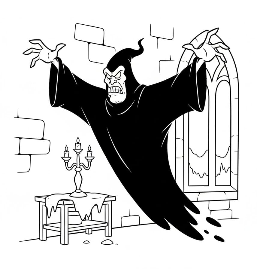 الشبح في سكوبي دو تلوين