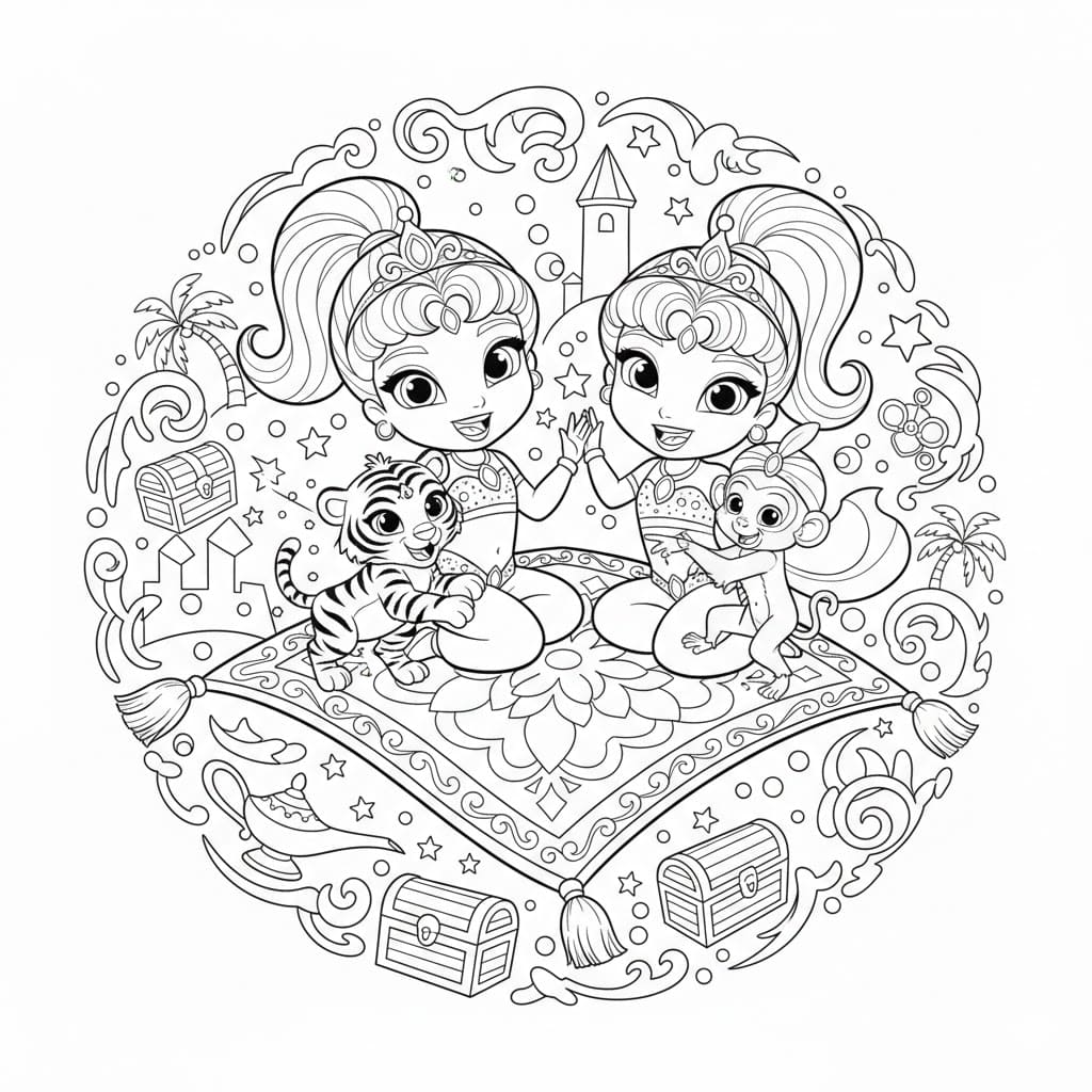 أساسيات اللمعان والتألق تلوين