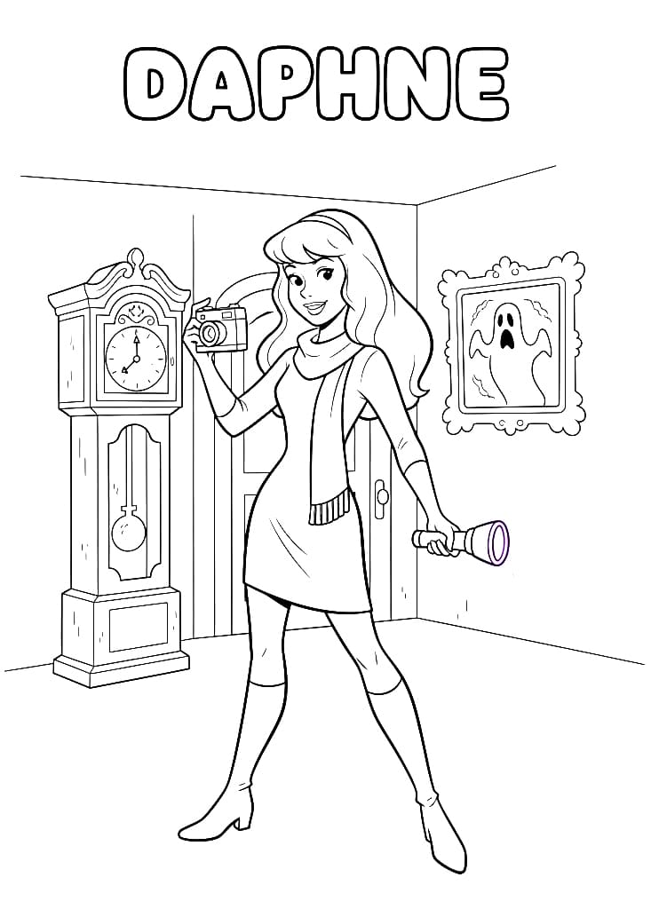 دافني في سكوبي دو تلوين
