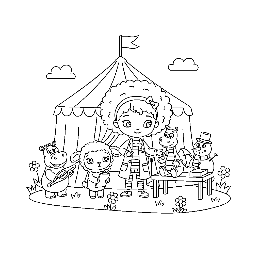 دكتور ماكستافينز بسيط تلوين