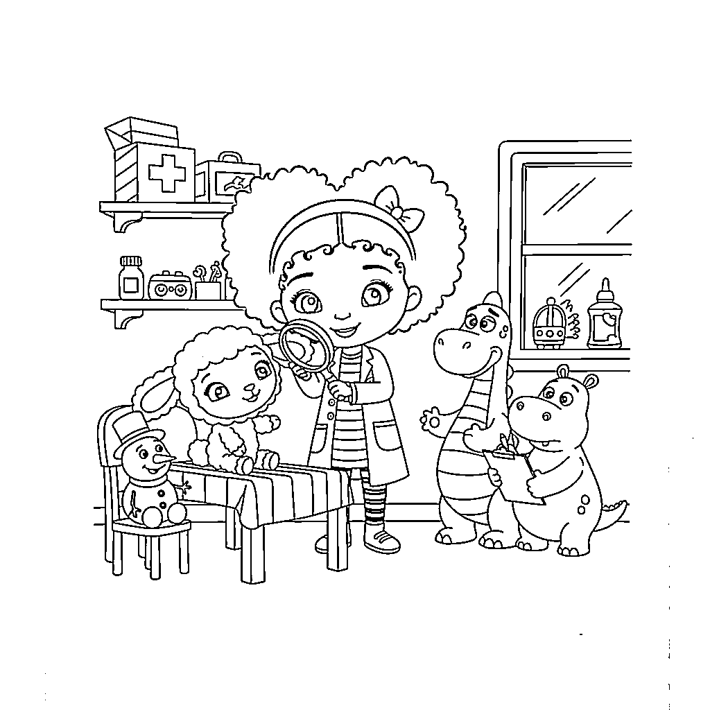 دكتور ماكستافينز جميل تلوين