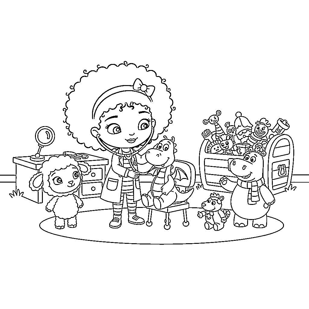 دكتور ماكستافينز لطيفصورة تلوين