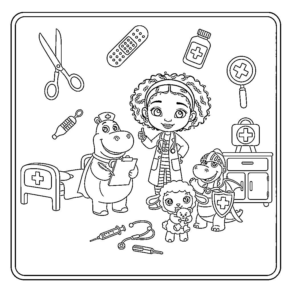 دكتور ماكستافينز للطباعة تلوين