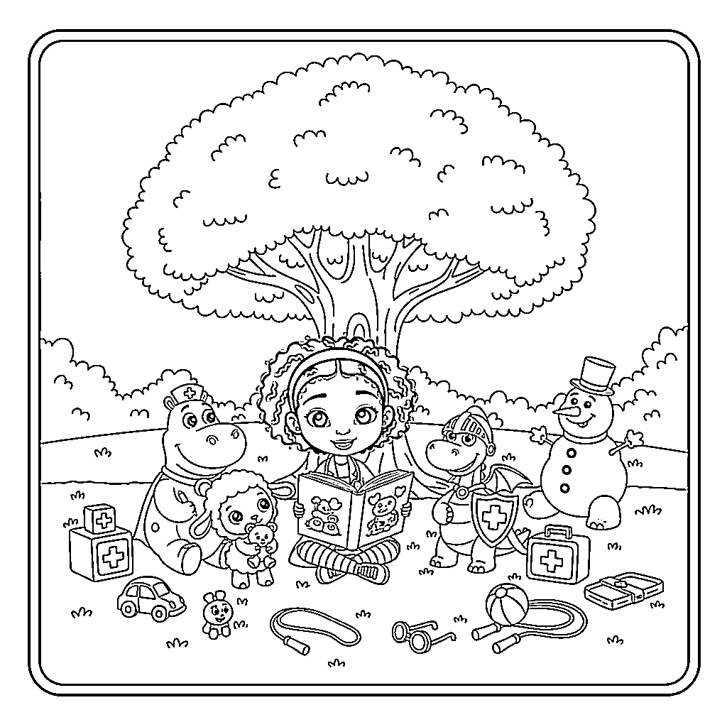 دكتور ماكستافينز للطباعة للأطفال تلوين