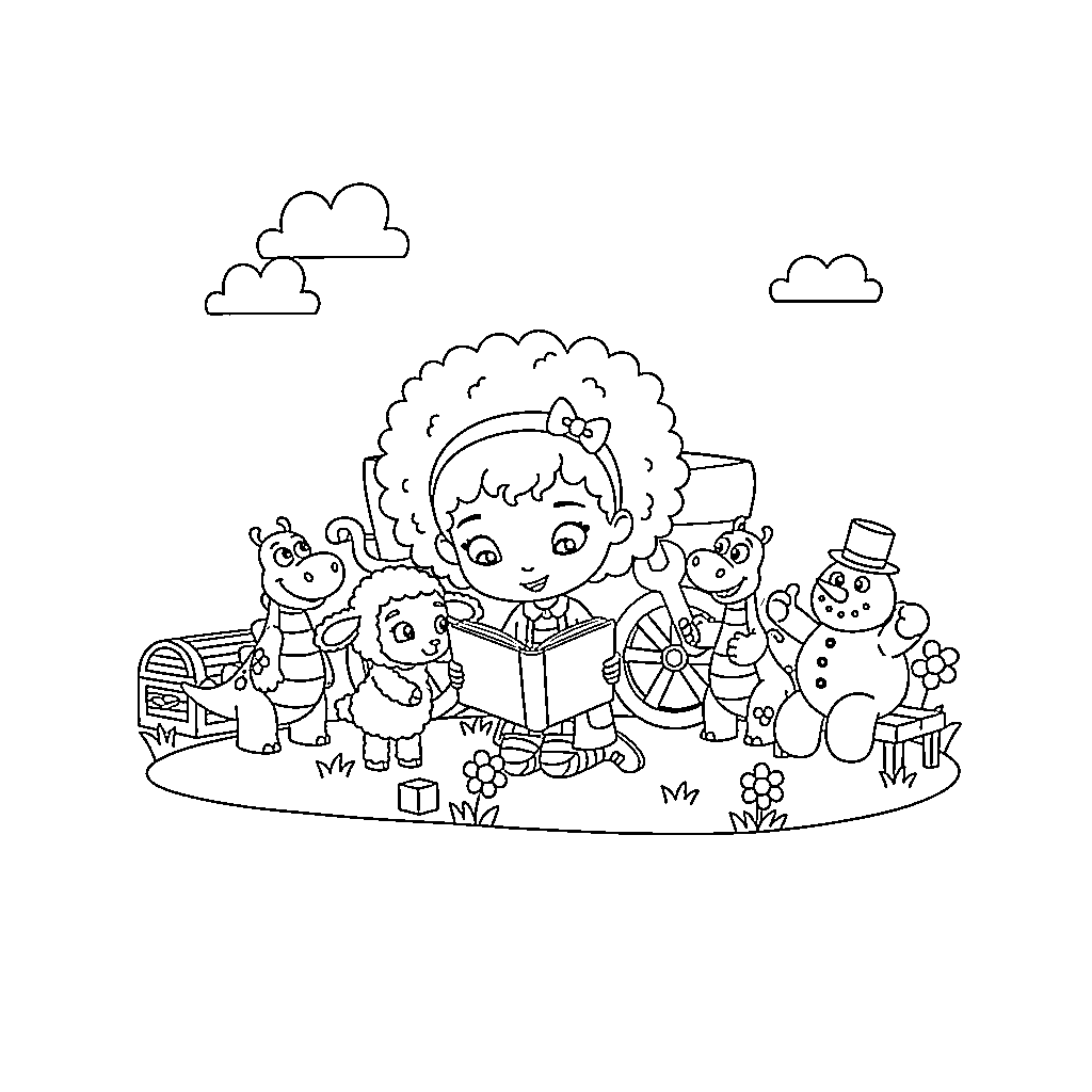 دكتور ماكستافينز يتحدث تلوين