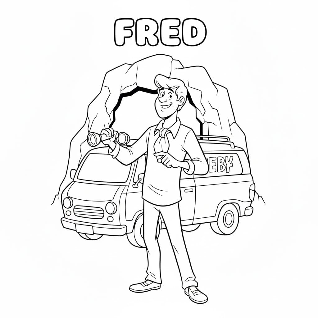 فريد في سكوبي دو تلوين