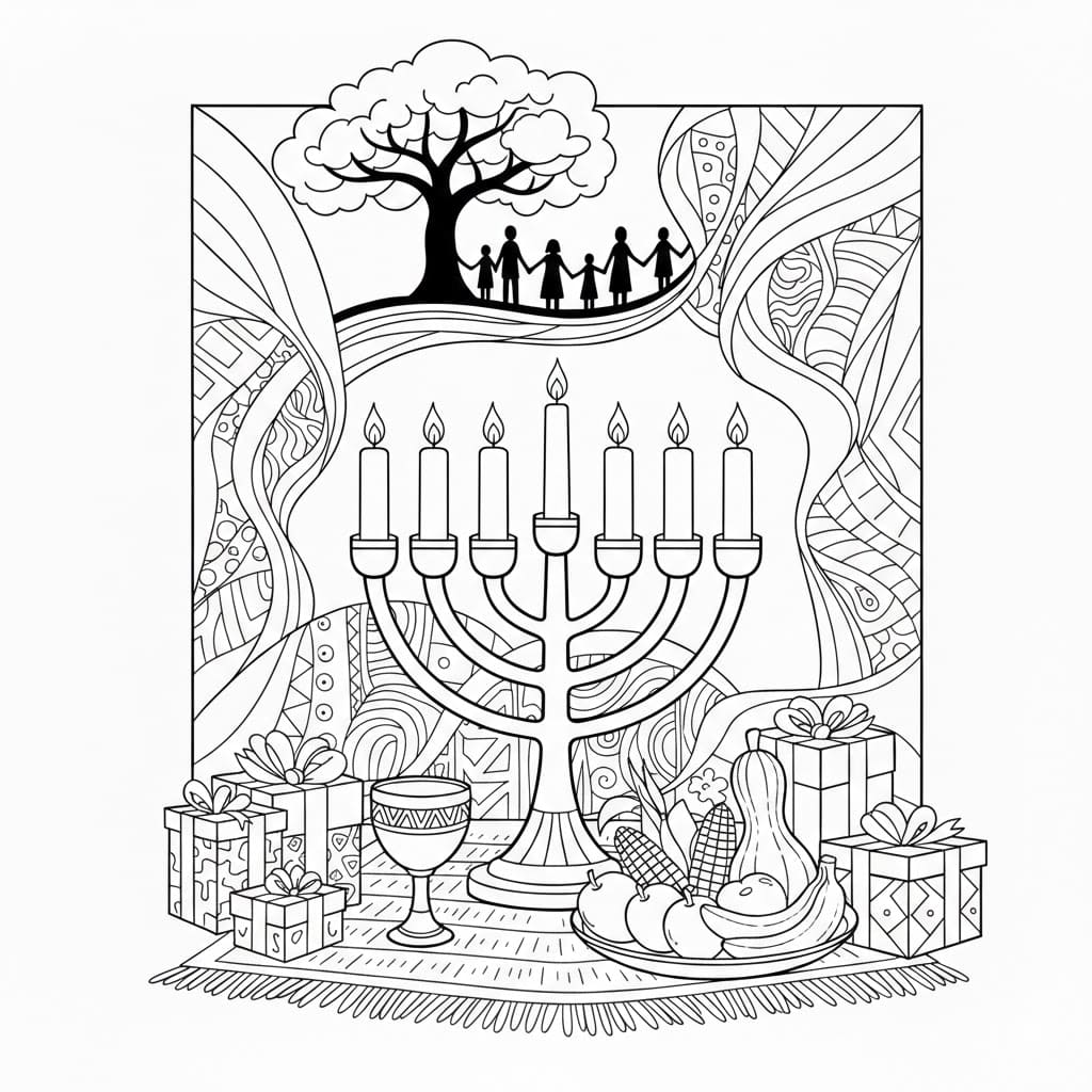 كوانزا عادي تلوين