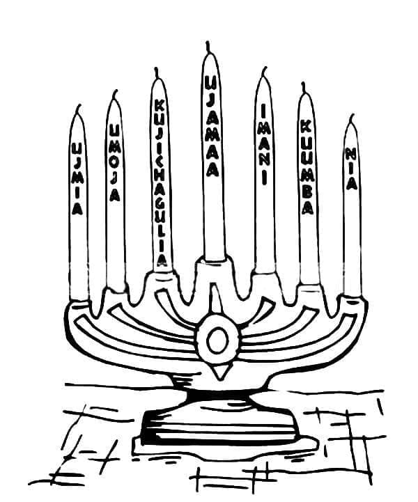 كوانزا مجاني للأطفال تلوين