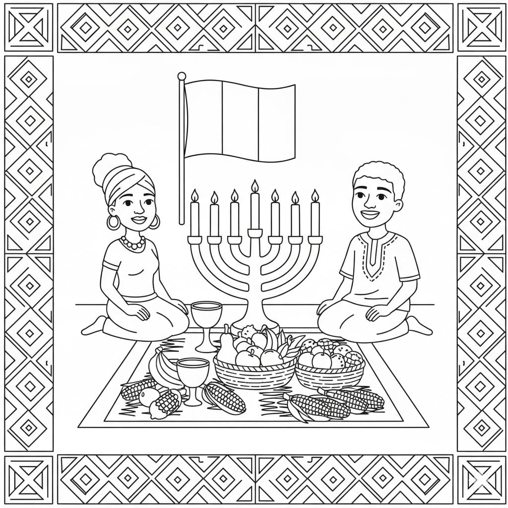 كوانزا جميل جداً تلوين