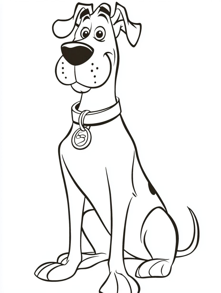 رسومات سكوبي دو للأطفال تلوين