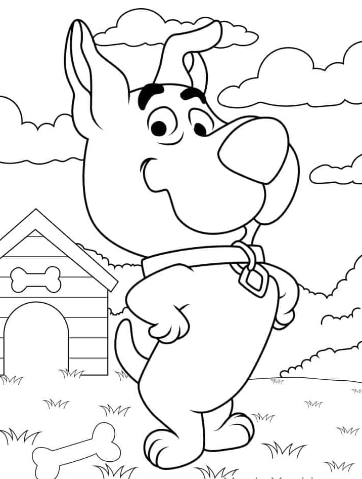 سكرابي دو للأطفال تلوين