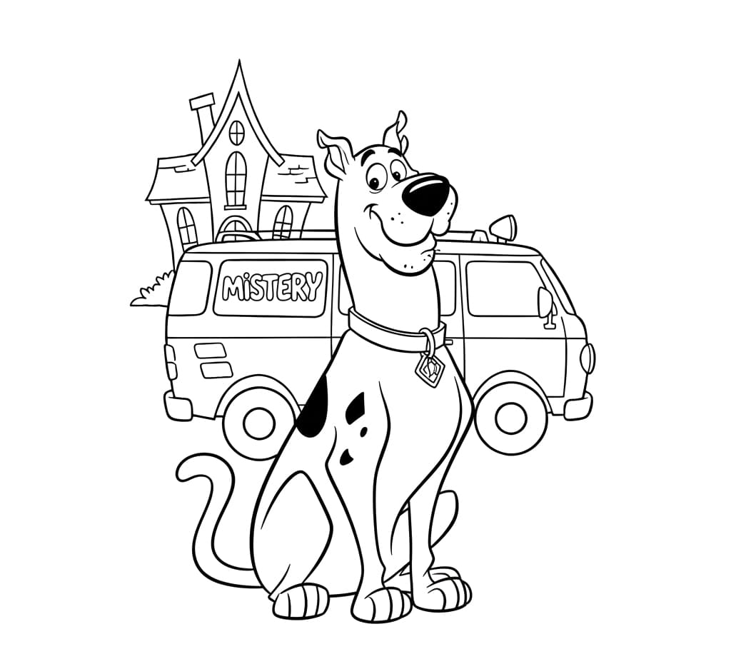 سكوبي دو جالس تلوين