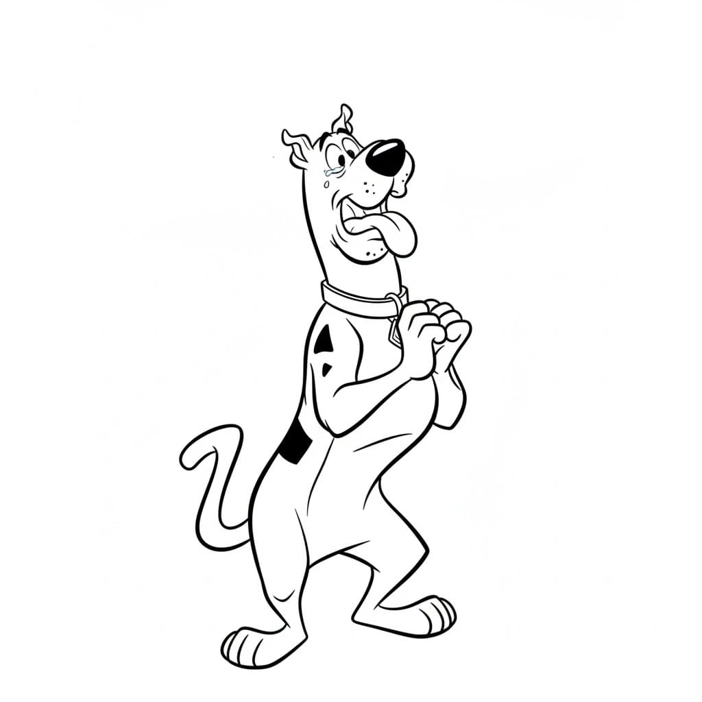 سكوبي دو جائع تلوين