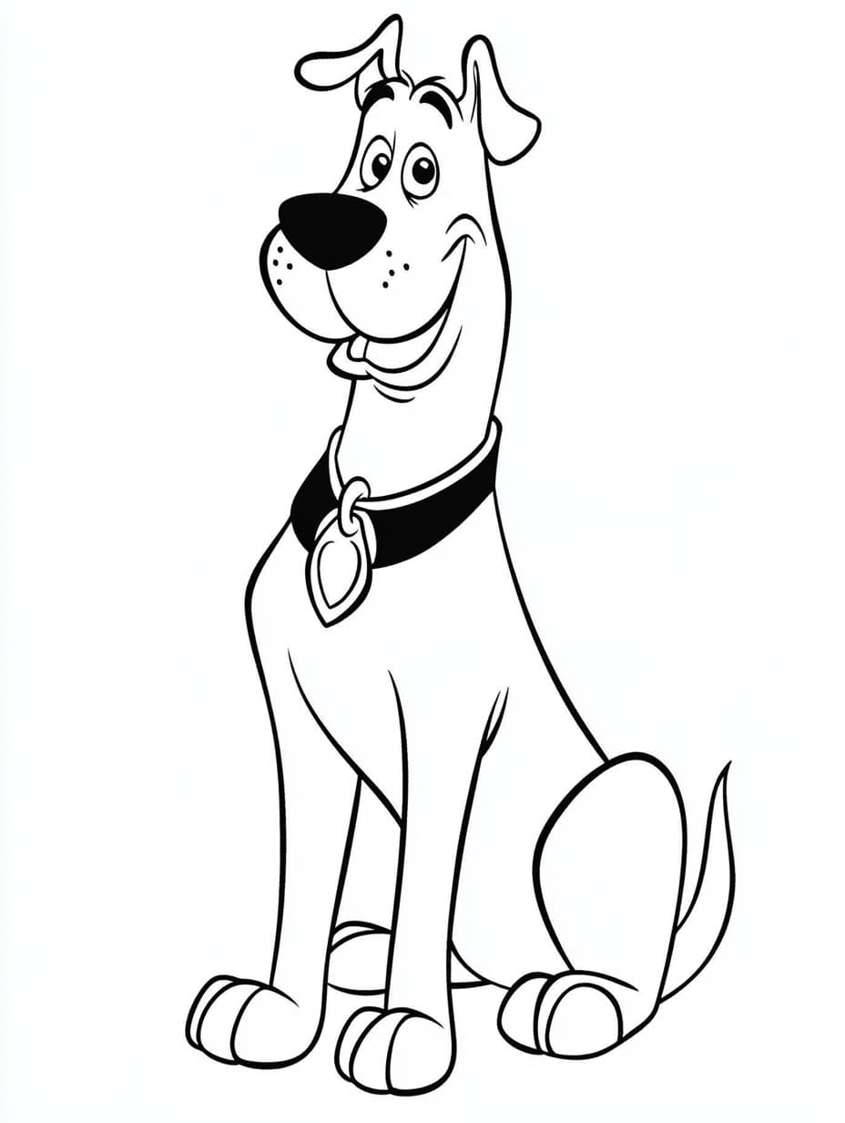 سكوبي دو للأطفال تلوين
