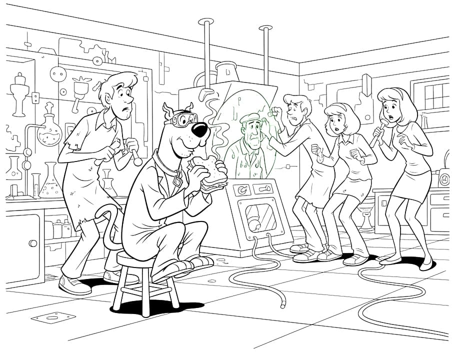 سكوبي دو رائع تلوين