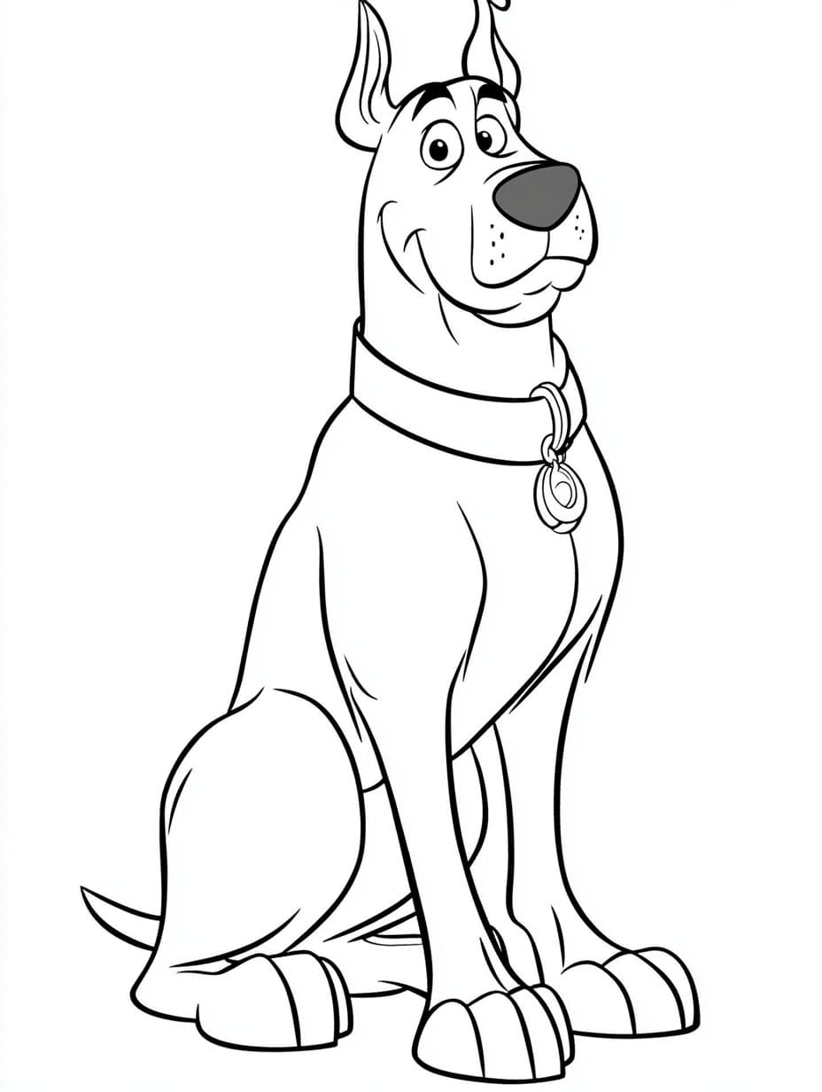 سكوبي دو قابل للطباعة مجاناً تلوين